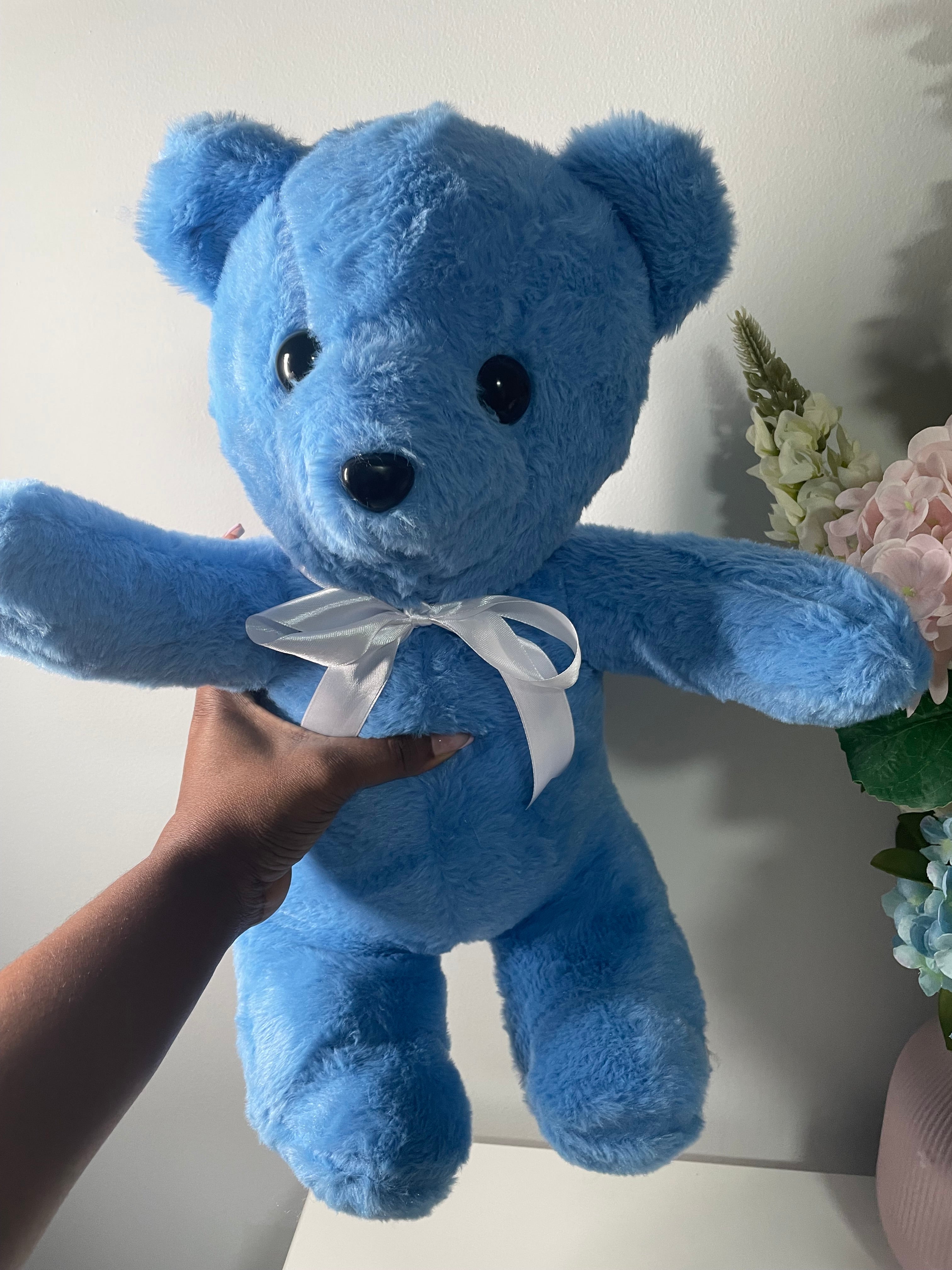 18 inch Blue teddy bear