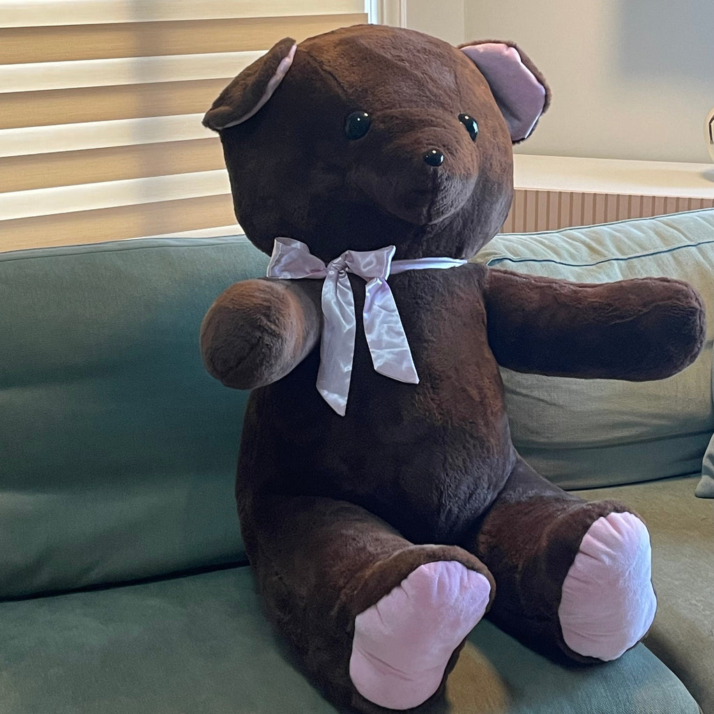Handmade 3ft Dark Brown Teddy Bear