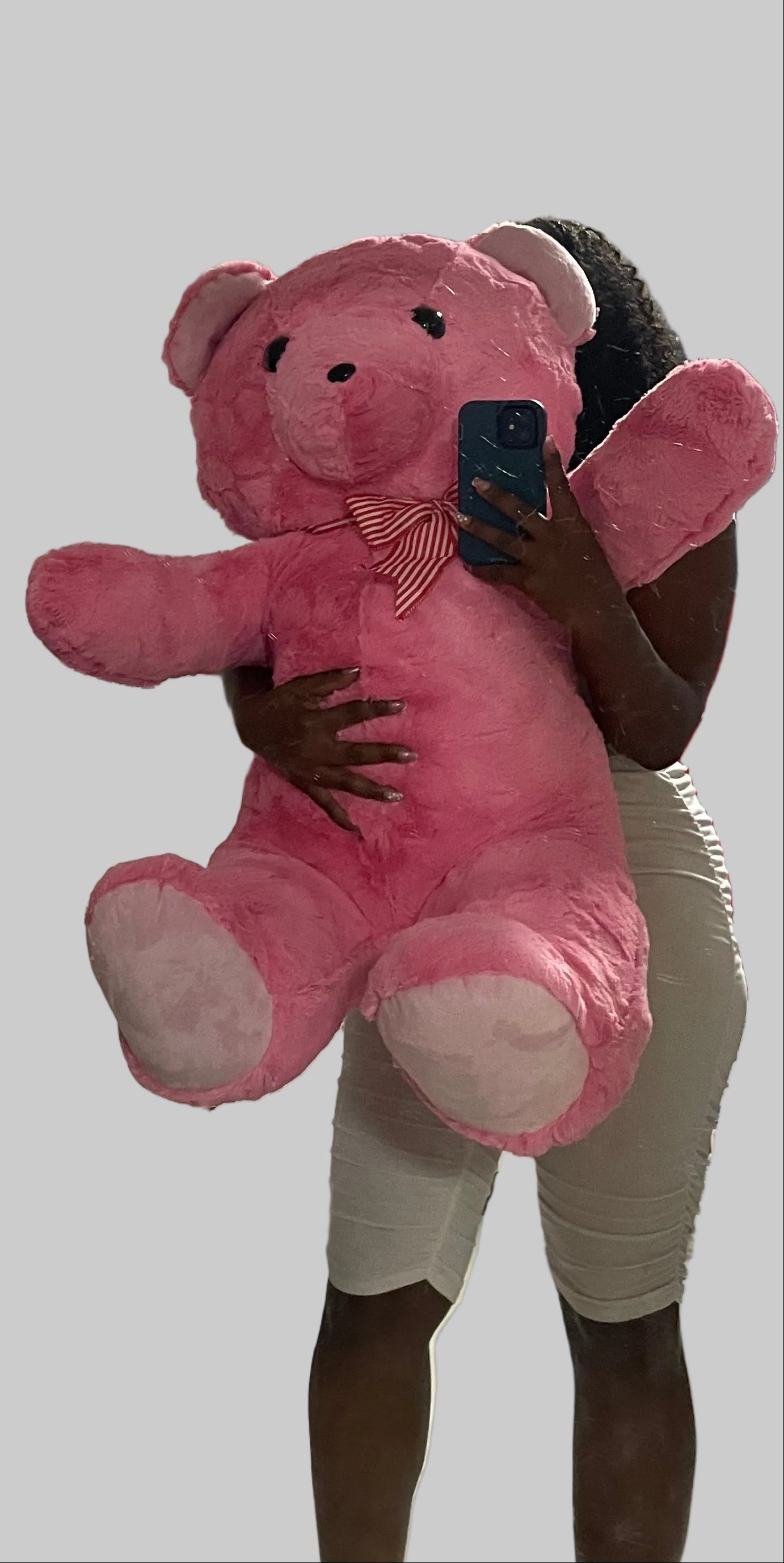 Handmade 3ft Pink Teddy Bear