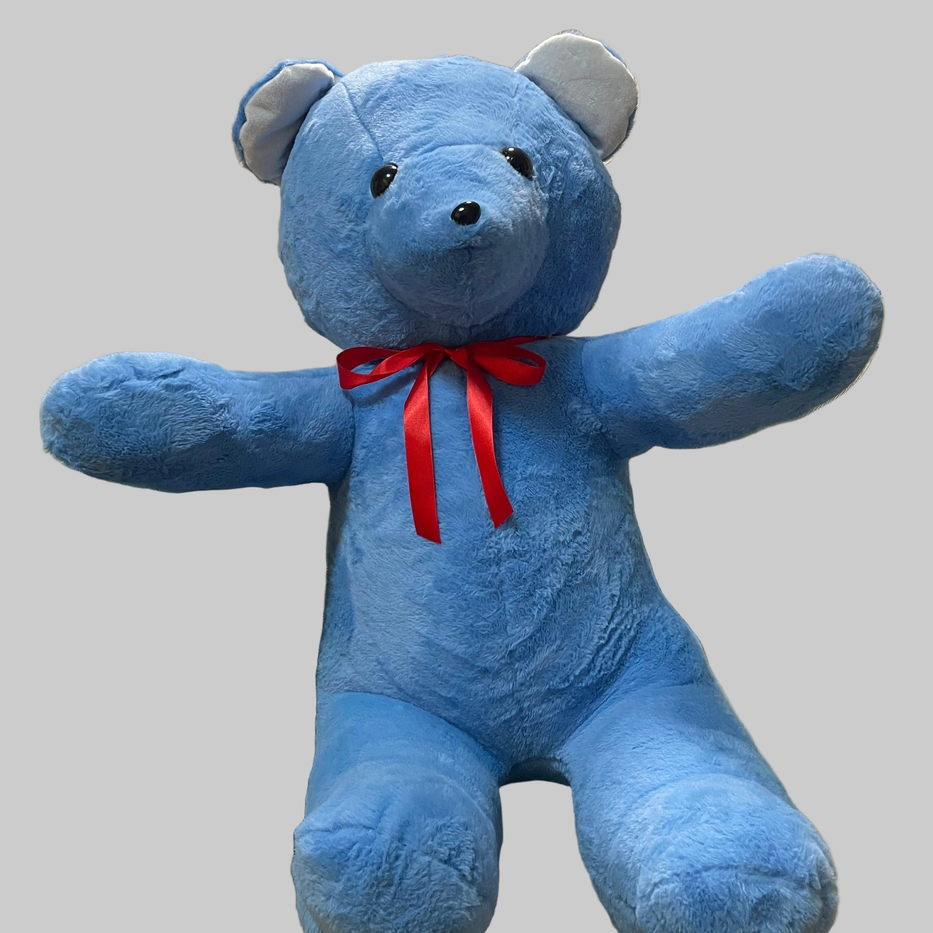 Handmade 3ft Blue and White Teddy Bear