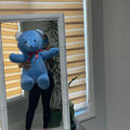Handmade 3ft Blue and White Teddy Bear